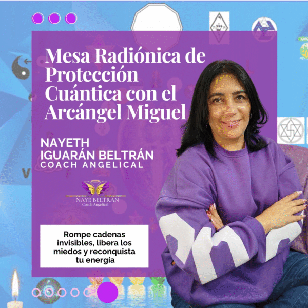 Imagen Mesa Radiionica Protección Cuántica con el Arcángel Miguel
