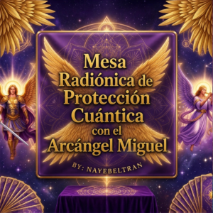 Imagen Mesa Radionica de Protección Cuántica con el Arcángel Miguel